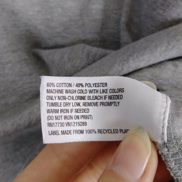 Goodfellow Grey & Navy Colorblock Polo Shirt - Picture 4 of 4